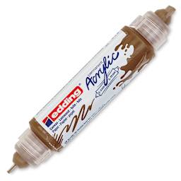 Edding 5400 Acrylic Double Ended Paint Marker - Hazel 919, Cap Off