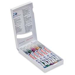 Edding Acrylic Paint Markers - Festival Colors, Set of 5, Medium (markers inside box)