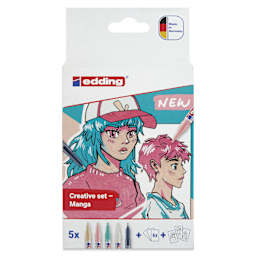 Edding Creative Manga Drawing Set - Assorted, Set of 15, front of the packaging