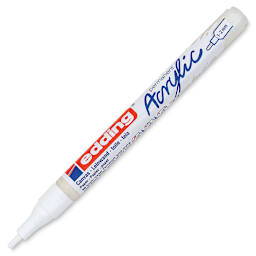 Edding Acrylic Paint Marker- Traffic White 922, Fine, Cap Off
