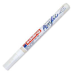 Edding Acrylic Paint Marker- Traffic White 922, Fine, Cap On