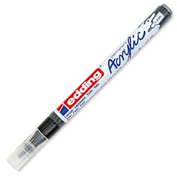 Edding Acrylic Paint Marker - Black 901, Fine, Cap On