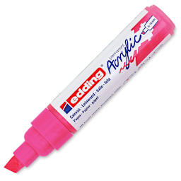 Edding 5000 Acrylic Paint Marker - Neon Pink 069, Cap Off