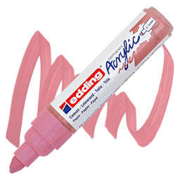Edding Acrylic Paint Marker - Classy Mauve 935, Broad marker and swatch