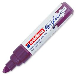 Edding Acrylic Paint Marker - Berry 910, Broad, Cap Off