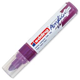 Edding Acrylic Paint Marker - Berry 910, Broad, Cap On