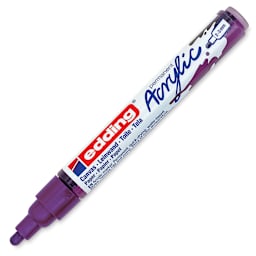 Edding Acrylic Paint Marker - Berry 910, Medium, Cap Off