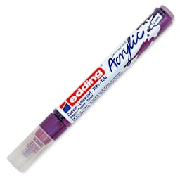 Edding Acrylic Paint Marker - Berry 910, Medium, Cap On
