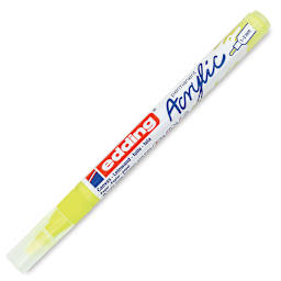 Edding Acrylic Paint Marker - Neon Yellow 065, Fine, Cap On