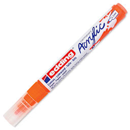 Edding Acrylic Paint Marker - Neon Orange 066, Medium, Cap On