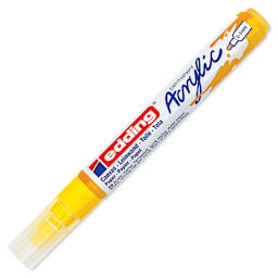 Edding Acrylic Paint Marker - Traffic Yellow 905, Medium, Cap On