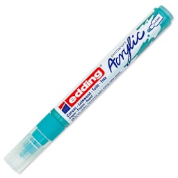 Edding Acrylic Paint Marker - Opulent Turquoise 934, Medium, Cap On