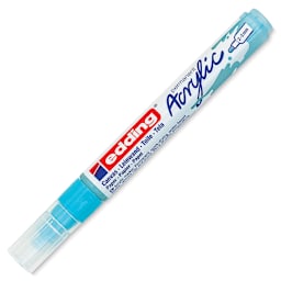 Edding Acrylic Paint Marker - Pastel Blue 916, Medium, Cap On