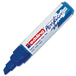 Edding Acrylic Paint Marker - Gentian Blue 903, Broad, Cap Off