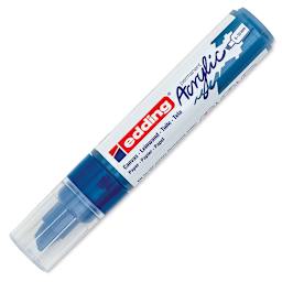 Edding Acrylic Paint Marker - Gentian Blue 903, Broad, Cap On