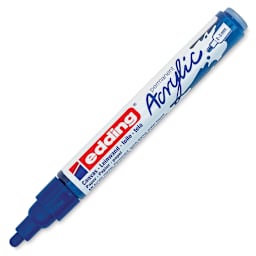 Edding Acrylic Paint Marker - Gentian Blue 903, Medium, Cap Off