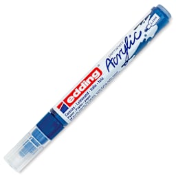 Edding Acrylic Paint Marker - Gentian Blue 903, Medium, Cap On