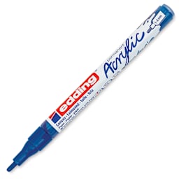Edding Acrylic Paint Marker - Gentian Blue 903, Fine, Cap Off