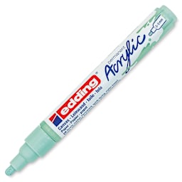 Edding Acrylic Paint Marker - Mellow Mint 928, Medium, Cap Off