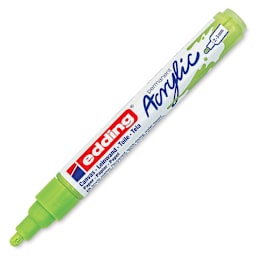 Edding Acrylic Paint Marker - Pastel Green 917, Medium, Cap Off