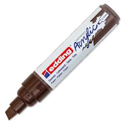 Edding Acrylic Paint Marker - Chocolate Brown 907, Broad, Cap Off
