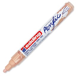 Edding Acrylic Paint Marker - Warm Beige 255, Medium, Cap Off