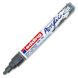 Edding Acrylic Paint Marker - Anthracite 926, Medium, Cap Off