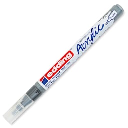 Edding Acrylic Paint Marker - Anthracite 926, Fine, Cap On