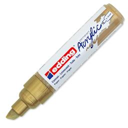 Edding Acrylic Paint Marker - Rich Gold 924, Broad, Cap Off