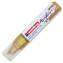 Edding Acrylic Paint Marker - Rich Gold 924, Broad, Cap On