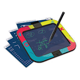 Boogie Board Dash eWriter Kids Drawing Kit (lit up while stylus plays tic-tac-toe)