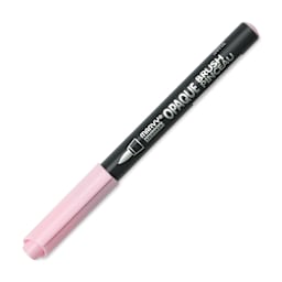 Marvy Uchida Opaque Brush Marker - Bubblegum Pink, cap on