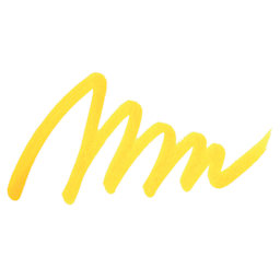 Marvy Uchida Opaque Brush Marker - Yellow, swatch