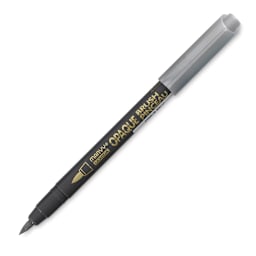 Marvy Uchida Opaque Brush Marker - Silver