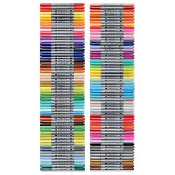 Staedtler Double-Ended Fiber-Tip Pens - Set of 120 (set contents)