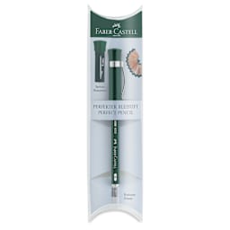 Faber-Castell 9000 Perfect Pencil - Green, front of the packaging