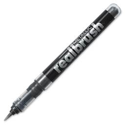 Karin Realbrush Metallic Marker - Black 8510, cap off