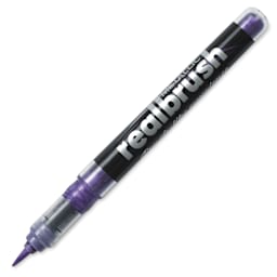 Karin Realbrush Metallic Marker - Violet 8545, cap off