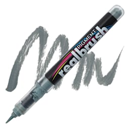 Karin Realbrush Pigment Marker - Neutral Grey 3, swatch and marker