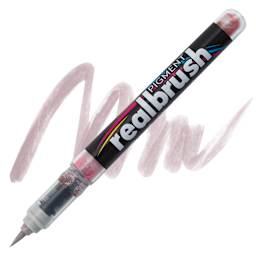 Karin Realbrush Pigment Marker - Warm Grey 1, swatch and marker
