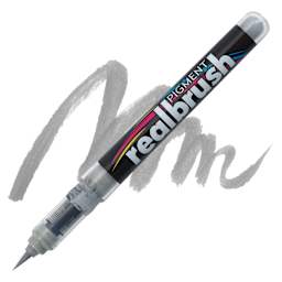 Karin Realbrush Pigment Marker - Cool Grey 2, swatch and marker