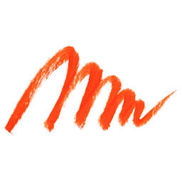 Karin Realbrush Pigment Marker - Orange Red, swatch