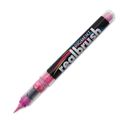 Karin Realbrush Pigment Marker - Red Lilac, cap off