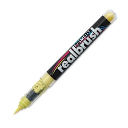 Karin Realbrush Pigment Marker - Pastel Yellow, cap off