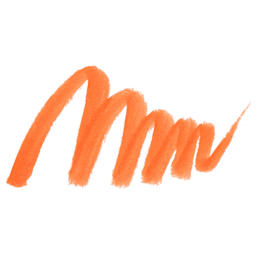 Karin Realbrush Pigment Marker - Bright Orange, swatch