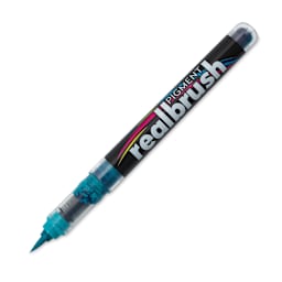 Karin Realbrush Pigment Marker - Turquoise, cap off