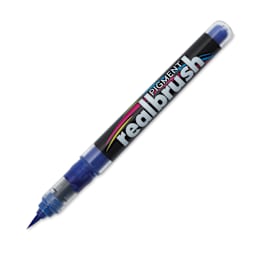Karin Realbrush Pigment Marker - Indigo Blue, cap off