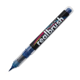 Karin Realbrush Pigment Marker - Sapphire Blue, cap off