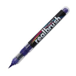 Karin Realbrush Pigment Marker - Violet Blue, cap off