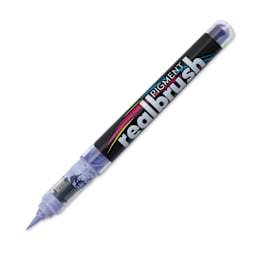 Karin Realbrush Pigment Marker - Pastel Violet Blue, cap off
